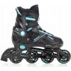 Raven Pulse black/cyan detské kolieskové korčule IBA EU 33-36 (VÝPREDAJ)