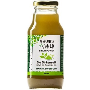 Absolutely Wild Brezová voda s matcha Bio 330 ml