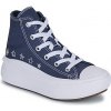 Converse Členkové tenisky CHUCK TAYLOR ALL STAR MOVE PLATFORM Modrá