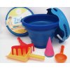 COMPACTOYS Skladacia sada na piesok 7v1 Blue