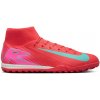 Pánske turfy Nike, AIR ZOOM MERCURIAL SUPERFLY 10 ACADEMY TF červená,ružová,tyrkysová,biela, 44 EU