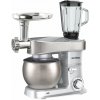 BestBerg BBR-2000S multifunkčný kuchynský robot / 2000 W / 6 l / 6 rýchlostí / strieborný Sada na výrobu těstovin BRR-P ZDARMA