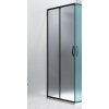 GELCO SIGMA SIMPLY BLACK 100cm dvere do kombinácie / sprchový kút rohový, profil čierny matný, sklo brick, GS2410B