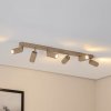 Luminex Stropné bodové svetlá Link, béžové, dĺžka 90 cm, 6-pl. - 9530