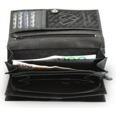 Dámska kožená listová peňaženka Arwel 2120­ čierna