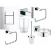 Set toaletná kefa Grohe Essentials 40513001, vešiak na uterák Grohe Essentials 40510001, 38732000, 40507001, 40508001, 40511001, 40372001