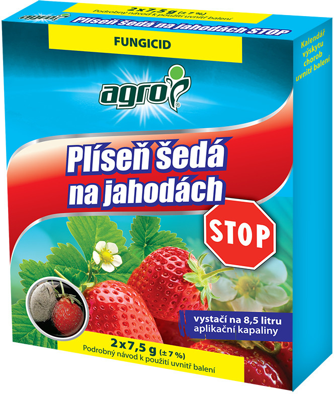 Agro Plíseň šedá na jahodách STOP 2x7,5 g