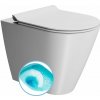 GSI KUBE X WC misa stojaca, Swirlflush, 36x55cm, spodný/zadný odpad, biela dual-mat 941009
