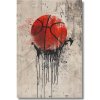 Basketbalová lopta obraz na stenu