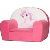 Detské kresielko Poník - Svetlo ružová