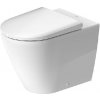 Duravit D-Neo - Stojace WC, zadný odpad, Rimless, biela 2003090000
