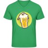 Soft-Style V Tričko Gildan - Dizajn - Smrtka v pivnom pohári - Irish Green - XXL - Pánske