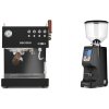 Ascaso Steel DUO PID PLUS, Black&Wood + Eureka Atom Specialty 65, black