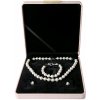 Tiniana Luxusní dárková krabička na šperky 18,5 *18,5 cm bílá