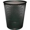 Q-Connect Kôš drôtený na smeti okrúhly 19l čierny
