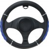 Automax Poťah volantu čierno-modrý s detailami 37-39 cm