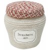 Lorena Canals Krémový látkový kôš Jam Jar ø 20x23 cm