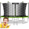 Záhradná trampolína 12ft/374cm s vnútornou sieťou a rebríkom Neo-Sport