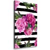 Vertikálny moderný obraz canvas na ráme Pivonka 50x100 cm