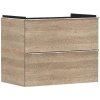 Hansgrohe Xelu Q - Umývadlová skrinka, 63x78x50 cm, 2 zásuvky, prírodný dub/chróm 54029000