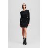 SUKŇA KARL LAGERFELD BOUCLE KNIT SKIRT BLACK