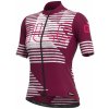 ALÉ Cycling Clothing ALÉ Graphics PRR Horizon W, Mosto/ White Veľkosť: L Dámsky cyklistický dres s krátkym rukávom