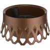 Kvetináč na hrob UH o300mm ROSETA bronz. výška 155mm samozavlažovací misa KLC