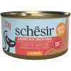 SCHESIR Mačacia konzerva Grill, mokré krmivo pre mačky KOTA, pasta zo sardiniek v omáčke z homára, 70g