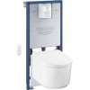 GROHE Sensia - Závesná sprchová toaleta + Rapid SLX Sada 4 v 1, alpská biela 36509SH0