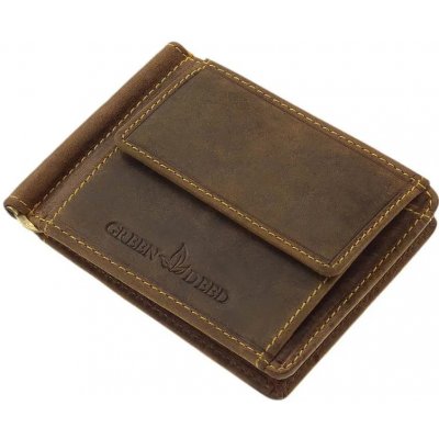 pánska kožená hnedá dolárová peňaženka GPPN402