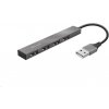 Trust Halyx Aluminium 4-Port Mini USB Hub 23786