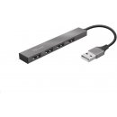 Trust Halyx Aluminium 4-Port Mini USB Hub 23786