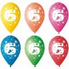 Balón, 26 cm, číslo: 6, 5ks
