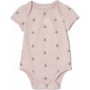 Dievčenské body GAP, LOGO ružová,hnedá 18-24M