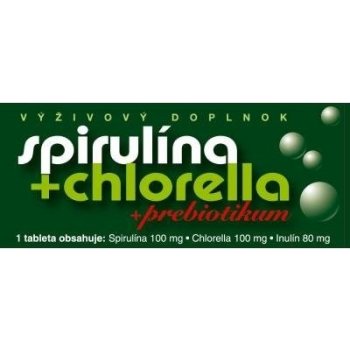 Naturvita Spirulina+Chlorella+inulín tabliet 90 ks