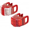 KELLYS Osvetlenie set KLS TWINS II, Red Farba: Red