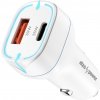 AlzaPower Car Charger P200 USB-A + USB-C Power Delivery 35 W biela APW-CC2PD03PW