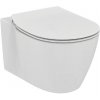 Ideal Standard Connect - Závesné WC s doskou, AquaBlade, biela E048301