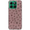 Odolné silikónové puzdro iSaprio - Heart Dark - Honor X8b