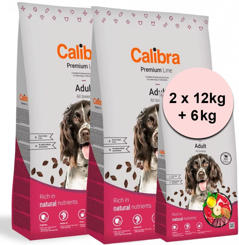 Calibra Dog Premium Line Adult Beef new 2 x 12 kg