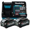 MAKITA 40V Sada akumulátorov 2x4,0Ah + nabíjačka DC40RA /191L77-9/ + Darček káva