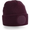 Beechfield Čepice B 446 s kruhovou nášivkou COT53044637099-burgundy UNI Burgundová