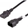 Akyga napájací prepojovací kábel [1x IEC C13 zásuvka 10 A - 1x IEC C14 zástrčka 10 A] 5.00 m čierna; AK-PC-11A - Prodlužovací napájecí kabel 5.0m AK-PC-11A