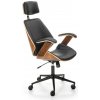 Halmar Kancelářská židle IGNAZIO, hnědá / černá