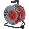 EMOS Predlžovací kábel na bubne 25 m / 4 zásuvky / s vypínačom / červený / PVC / 230V / 1,5 mm2