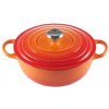 Le Creuset - Liatinový rodinný hrniec okrúhly s pokrievkou 32cm/7 l - La Marmite oranžový