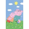 Carbotex Prasiatko Pepina s rodinkou bavlnený froté uterák 30x50 cm