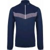 Kjus Mens Dexter II 2.5L Half Zip Atlanta blue melange/atlanta blue