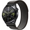 BStrap Velcro Nylon remienok na Xiaomi Amazfit Bip, black gray SSG028C0204