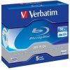 VERBATIM BD-R DL(5-Pack)Jewel/6x/50GB 43748